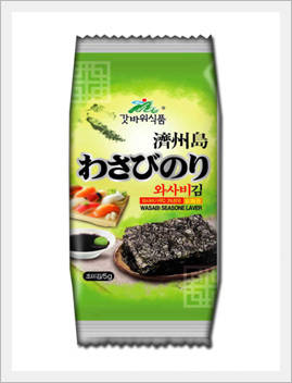 Table Seasoned Seaweed (Wasabi Flavor)  Made in Korea